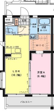 オーシャンハイツ参番館の間取り画像