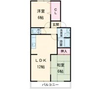 Lumius Higashimura B棟の間取り画像