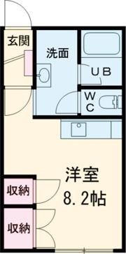 メゾンドフラッシュ富岡の間取り画像