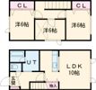 桜木1棟2戸の間取り画像