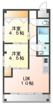 双葉マンションの間取り画像