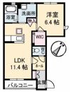 シャーメゾンELAN B棟の間取り画像