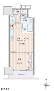 エスティメゾン錦糸町Ⅱの間取り画像