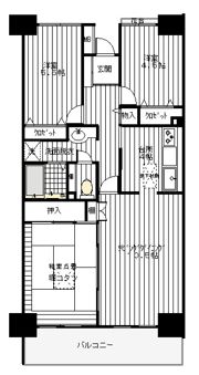 リプレ川口一番街 4号棟の間取り画像