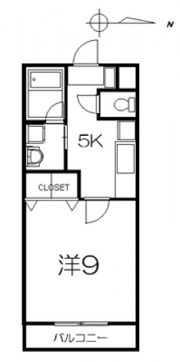 クニヒロマンションFの間取り画像