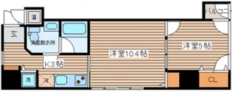 LUXES大手町の間取り画像