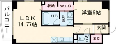 名駅南サクセスⅧの間取り画像