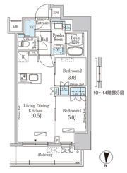 パークアクシス錦糸公園の間取り画像