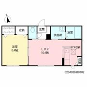 メゾン花咲 弐番館の間取り画像