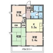 カーサコンフォートBの間取り画像