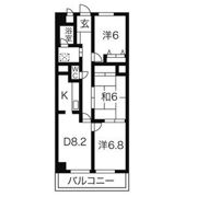 サニーコート矢田の間取り画像