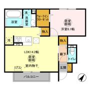 シャルマンコーポAB Aの間取り画像
