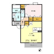 リビングタウン大金平 Aの間取り画像