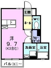 シャトウ上水の間取り画像
