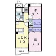 フォレスターレの間取り画像