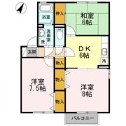 グレイス・クレセント B棟の間取り画像