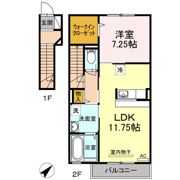 コアロード弐番館の間取り画像