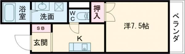 南新町ビルの間取り画像