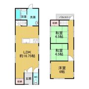 橿原市内膳町3丁目戸建の間取り画像