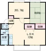 サンビレッジ杉山 Aの間取り画像