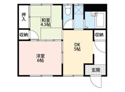 コーポハネカ B棟の間取り画像