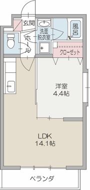モンターニュFujiの間取り画像
