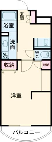 アーバンハイツ横田の間取り画像