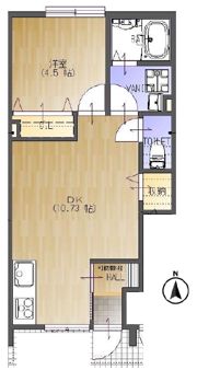 クレインハイツの間取り画像