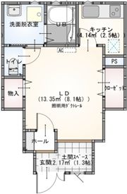 Le Lien助実（ル リアンスケザネ）の間取り画像
