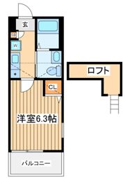 アルブル海老名の間取り画像