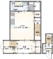 Le Lien助実（ル リアンスケザネ）の間取り画像