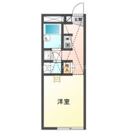 レオパレス牛久保の間取り画像