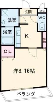 アベニュー藤井寺の間取り画像