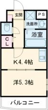 アベニュー岡の間取り画像