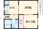 コーポ東加古川の間取り画像