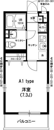 リブリ・エミネンス大久保の間取り画像