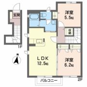 シャーメゾンさくらBの間取り画像