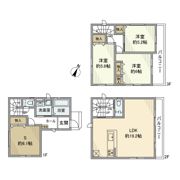 太田窪戸建の間取り画像