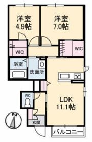 シャーメゾンNoaの間取り画像