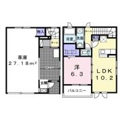 シエル プラシードセレノカーサの間取り画像