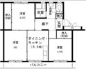 ビレッジハウス志染2号棟の間取り画像