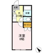 ホワイトコート前九年 Bの間取り画像