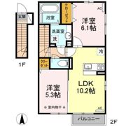 セジュール しらたか Aの間取り画像