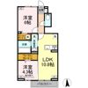 セレスティア古川 A棟の間取り画像