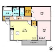 フルールの間取り画像