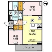 クシュドゥソレイユ浦和の間取り画像