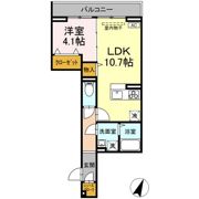 Dフラット東平山 B棟の間取り画像
