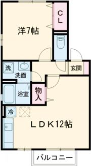 フローラ陽だまりの丘の間取り画像