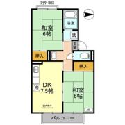パルコート林 Ⅰの間取り画像