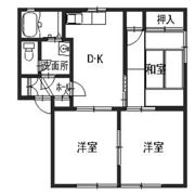 メモリーハイツCの間取り画像